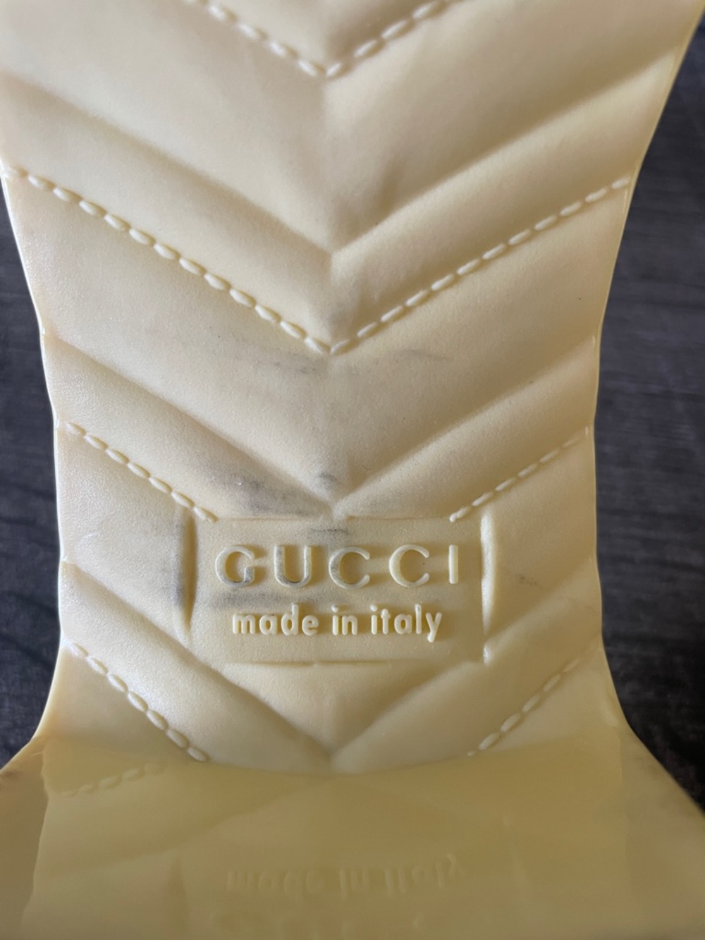 Gucci Yellow Heeled Slide Mules 🐣 - Picture 14 of 16